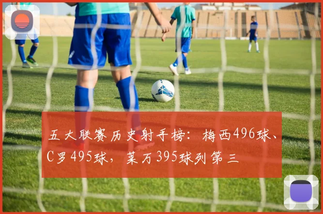 五大联赛历史射手榜:梅西496球、C罗495球,莱万395球列第三