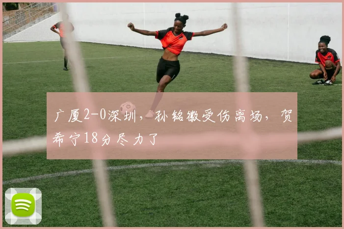 广厦2-0深圳，孙铭徽受伤离场，贺希宁18分尽力了